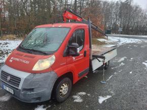 Fiat Ducato 2,3   Valník Jeřáb FASSI