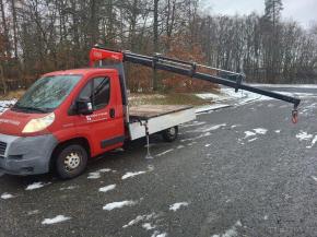 Fiat Ducato 2,3   Valník Jeřáb FASSI 