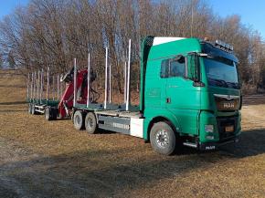 MAN  lesovuz Man TGX 500 6X4+vlek D 