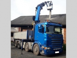 Scania 8x4 bordmatik +23m Hiab